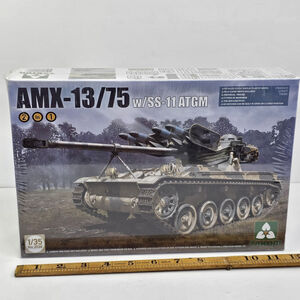 SEALED Takom 1/35 AMX-13/75 w/ SS-11 ATGM French Light Tank Model Kit No. 2038